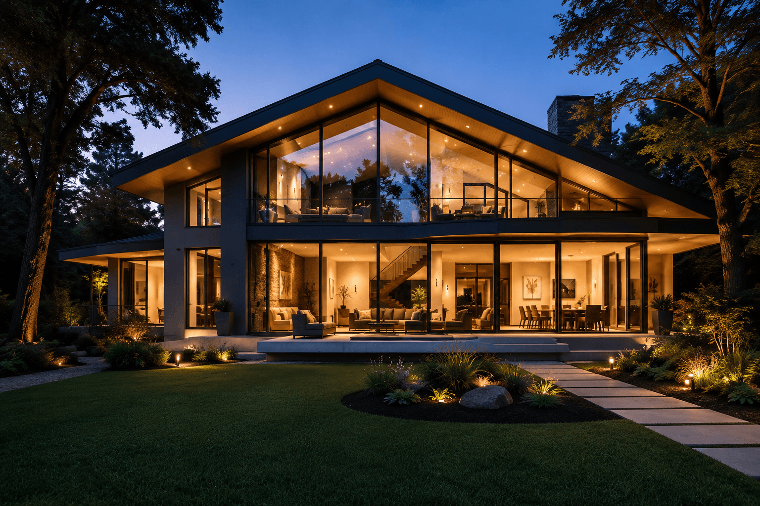 Modern luxury home representing whole-home wellness